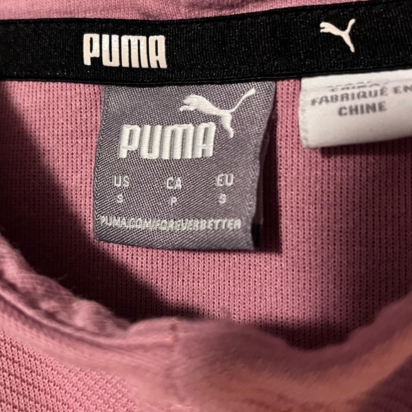 PUMA pink hoodie with zip pocket - Picture 7 of 9